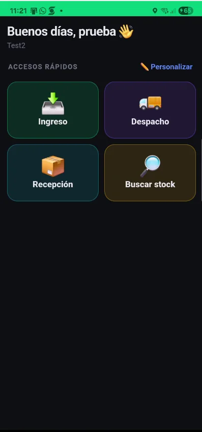 Accesos rápidos en el teléfono